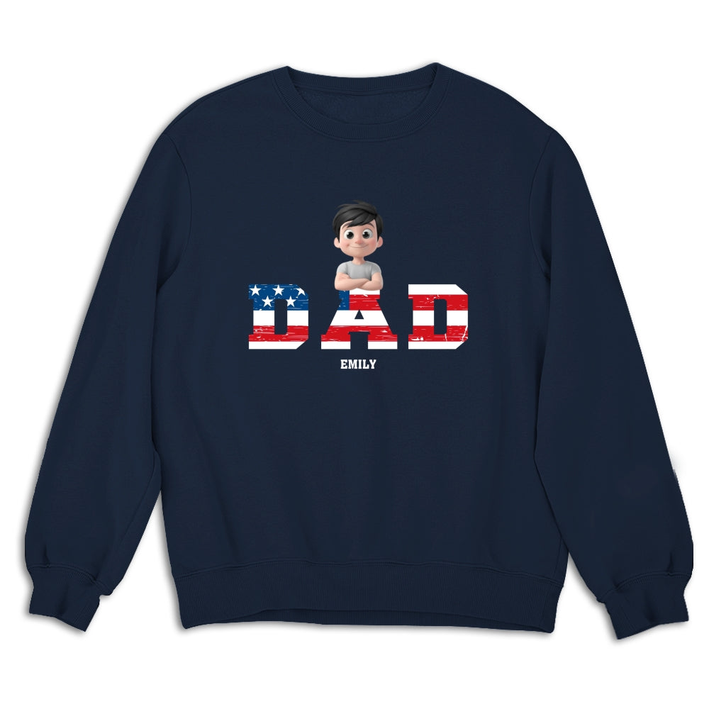 Papa Is The Best - Personalized Custom Shirt
