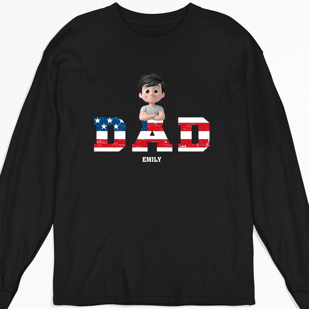 Papa Is The Best - Personalized Custom Shirt
