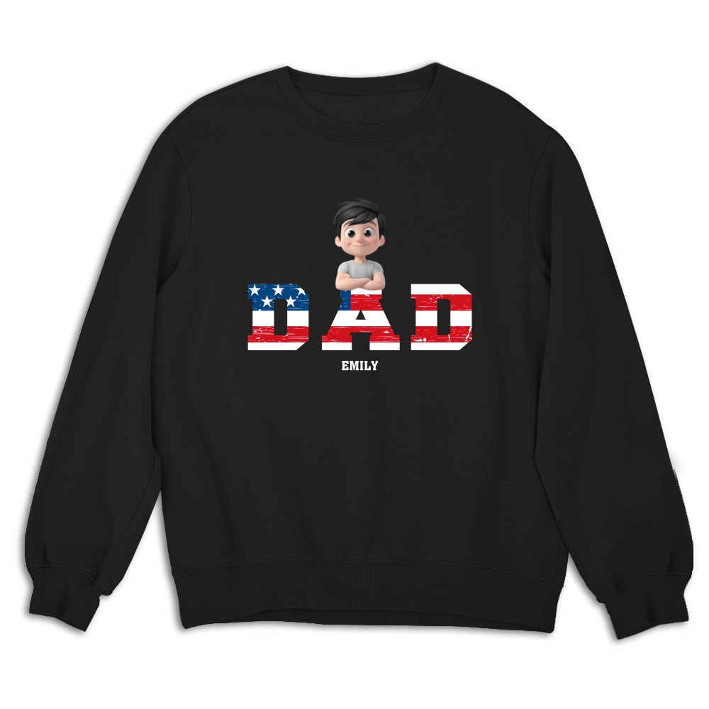 Papa Is The Best - Personalized Custom Shirt