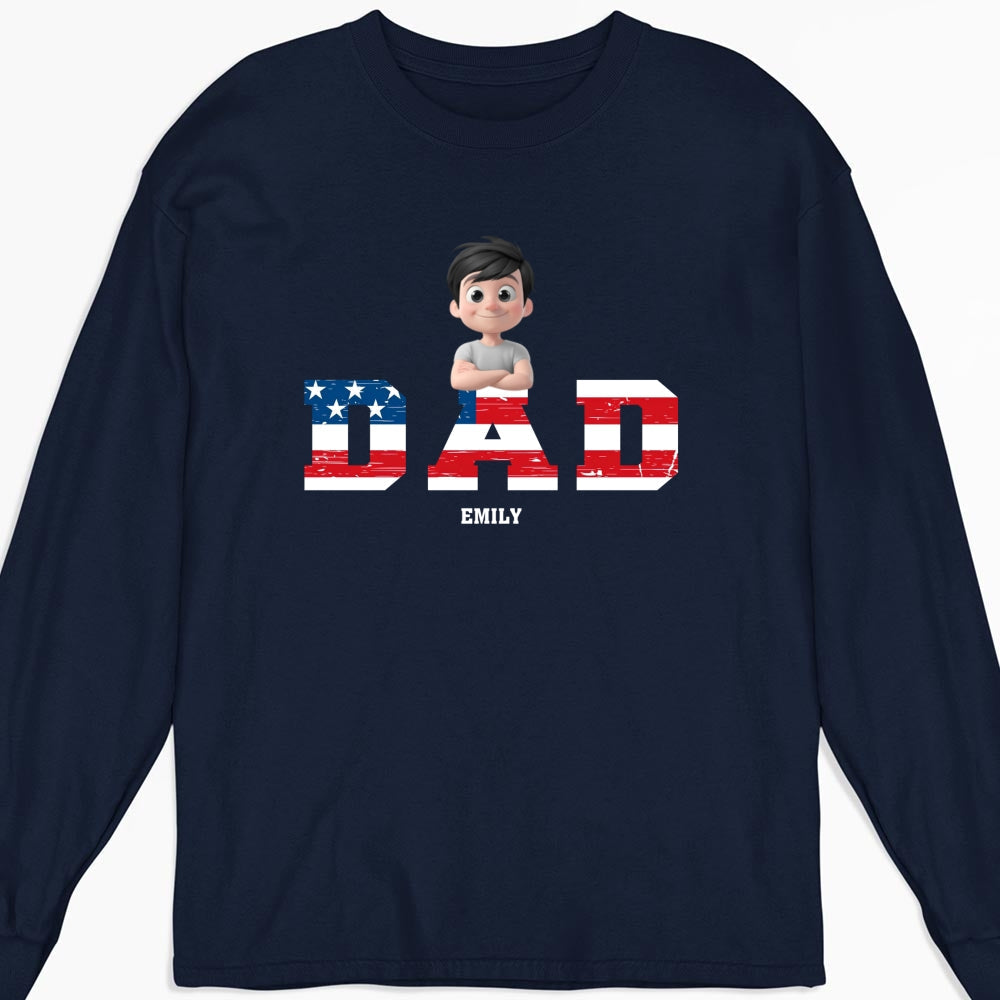 Papa Is The Best - Personalized Custom Shirt