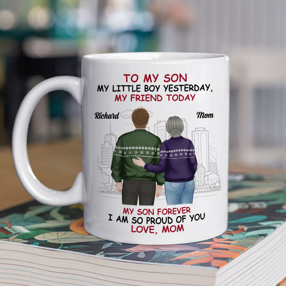 My Son My Shining Star - Personalized Custom Coffee Mug