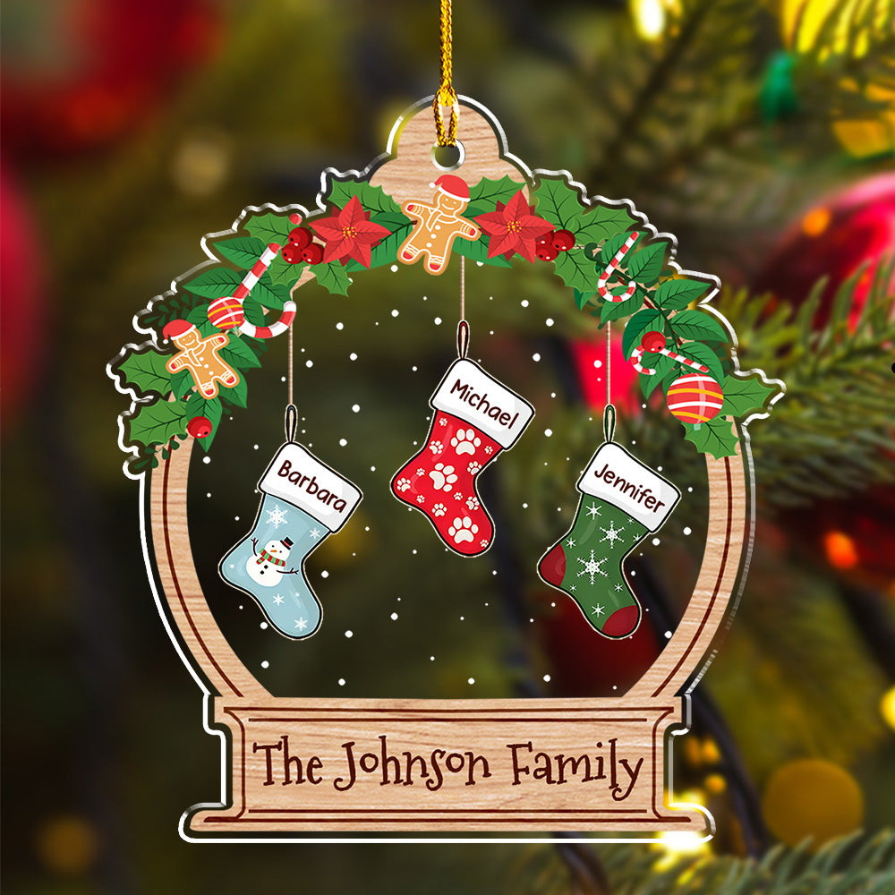 Funny Stockings - Personalized Custom Acrylic Ornament