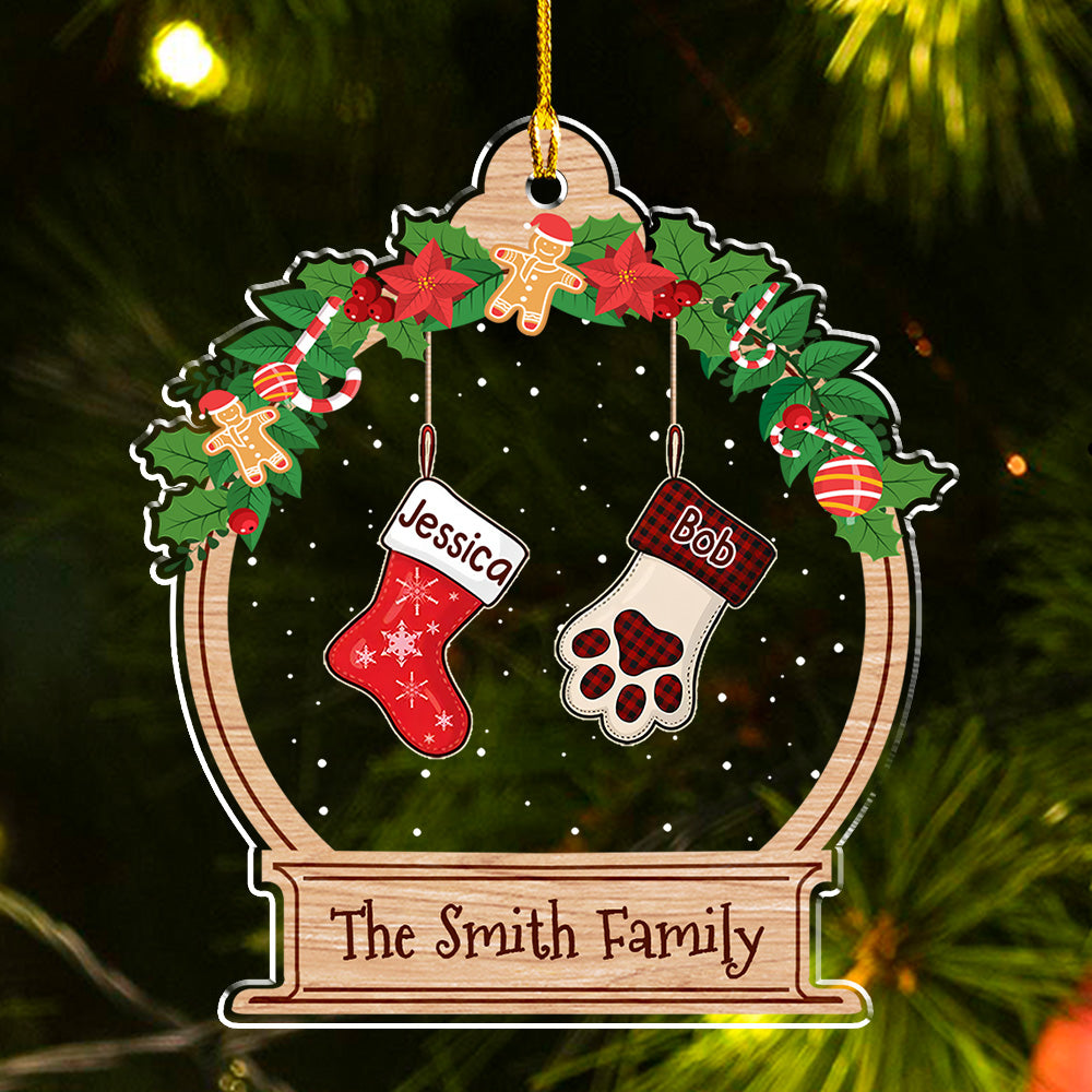 Funny Stockings - Personalized Custom Acrylic Ornament