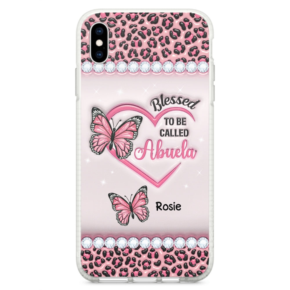 Blessed To Be Called Nana - Personalized Custom 3D Inflated Effect Phone Case