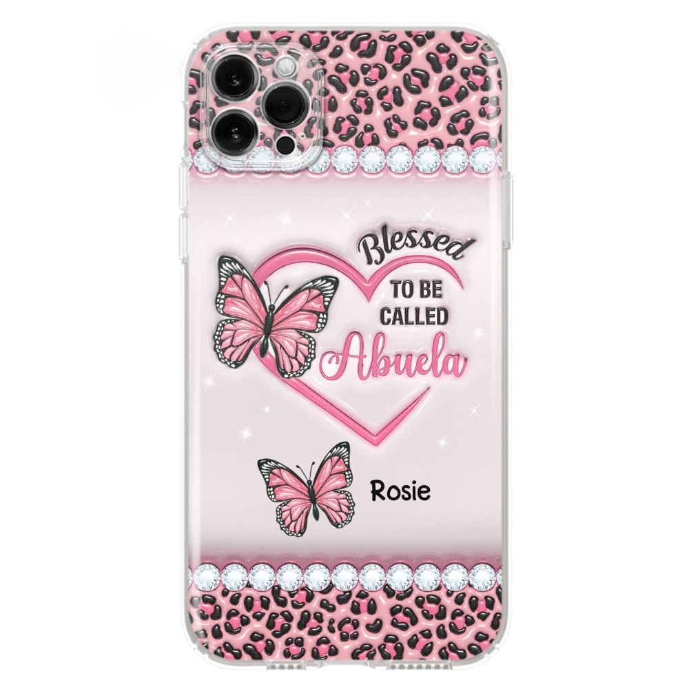 Blessed To Be Called Nana - Personalized Custom 3D Inflated Effect Phone Case