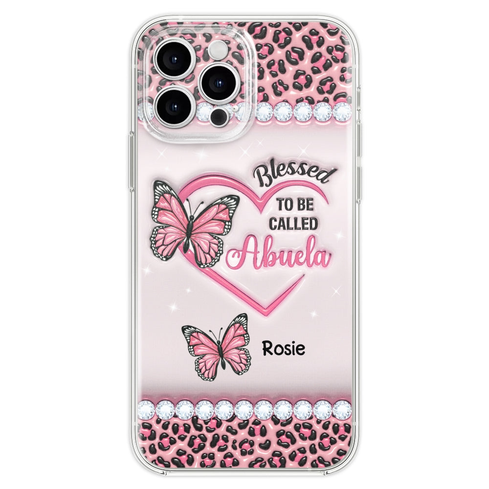 Blessed To Be Called Nana - Personalized Custom 3D Inflated Effect Phone Case