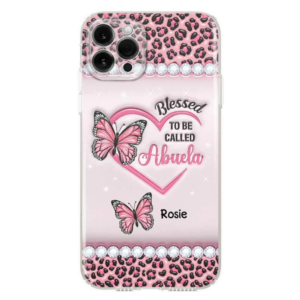 Blessed To Be Called Nana - Personalized Custom 3D Inflated Effect Phone Case