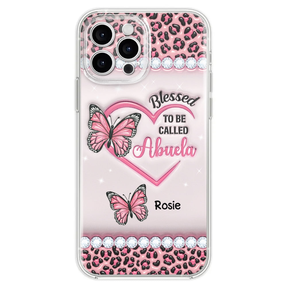 Blessed To Be Called Nana - Personalized Custom 3D Inflated Effect Phone Case