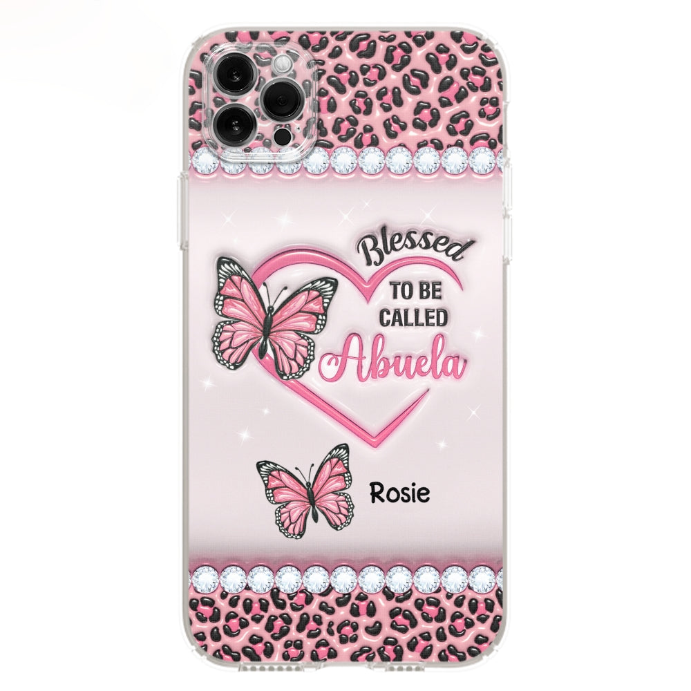Blessed To Be Called Nana - Personalized Custom 3D Inflated Effect Phone Case