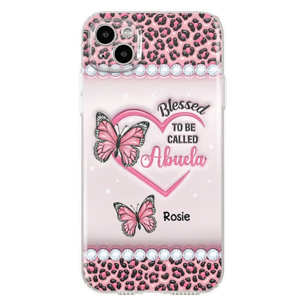 Blessed To Be Called Nana - Personalized Custom 3D Inflated Effect Phone Case