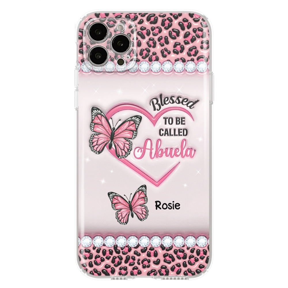 Blessed To Be Called Nana - Personalized Custom 3D Inflated Effect Phone Case