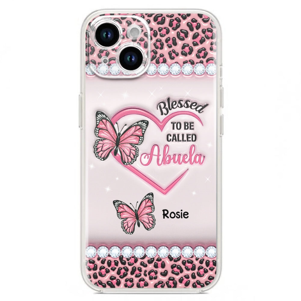 Blessed To Be Called Nana - Personalized Custom 3D Inflated Effect Phone Case