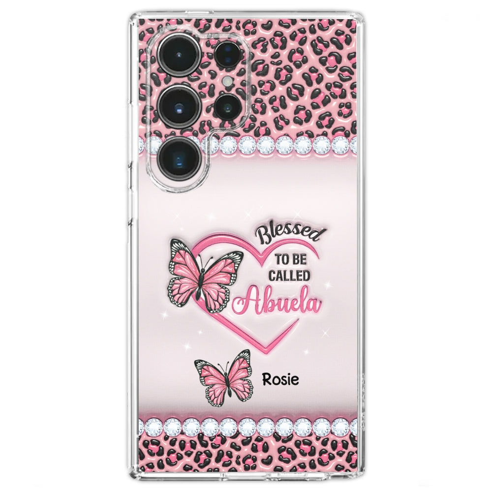 Blessed To Be Called Nana - Personalized Custom 3D Inflated Effect Phone Case