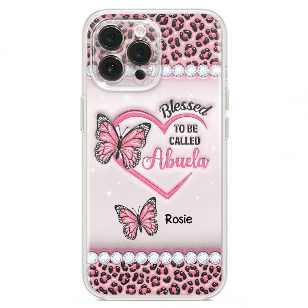 Blessed To Be Called Nana - Personalized Custom 3D Inflated Effect Phone Case