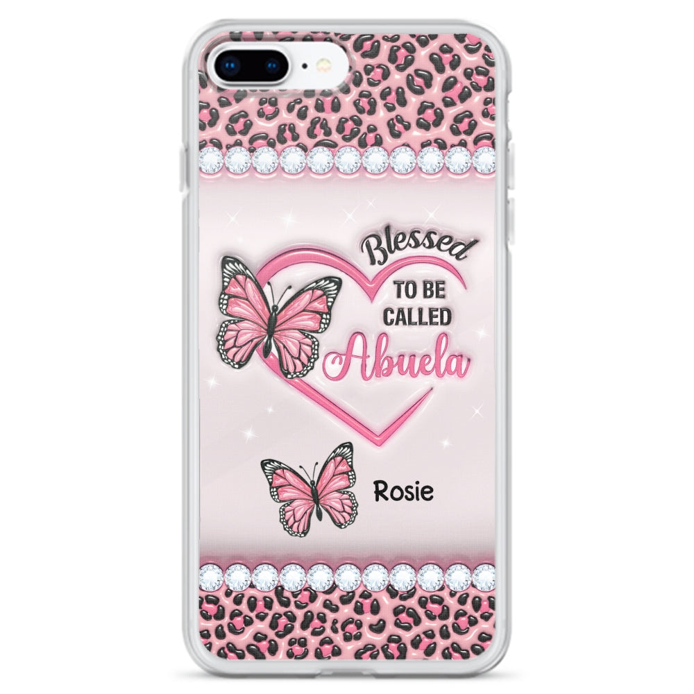 Blessed To Be Called Nana - Personalized Custom 3D Inflated Effect Phone Case