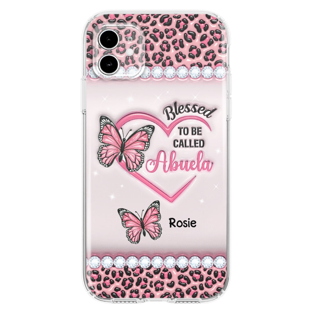Blessed To Be Called Nana - Personalized Custom 3D Inflated Effect Phone Case