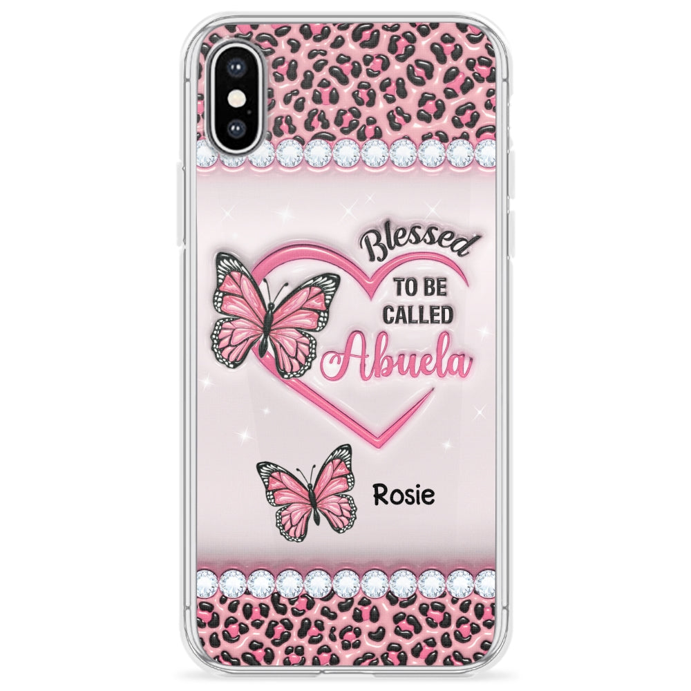Blessed To Be Called Nana - Personalized Custom 3D Inflated Effect Phone Case