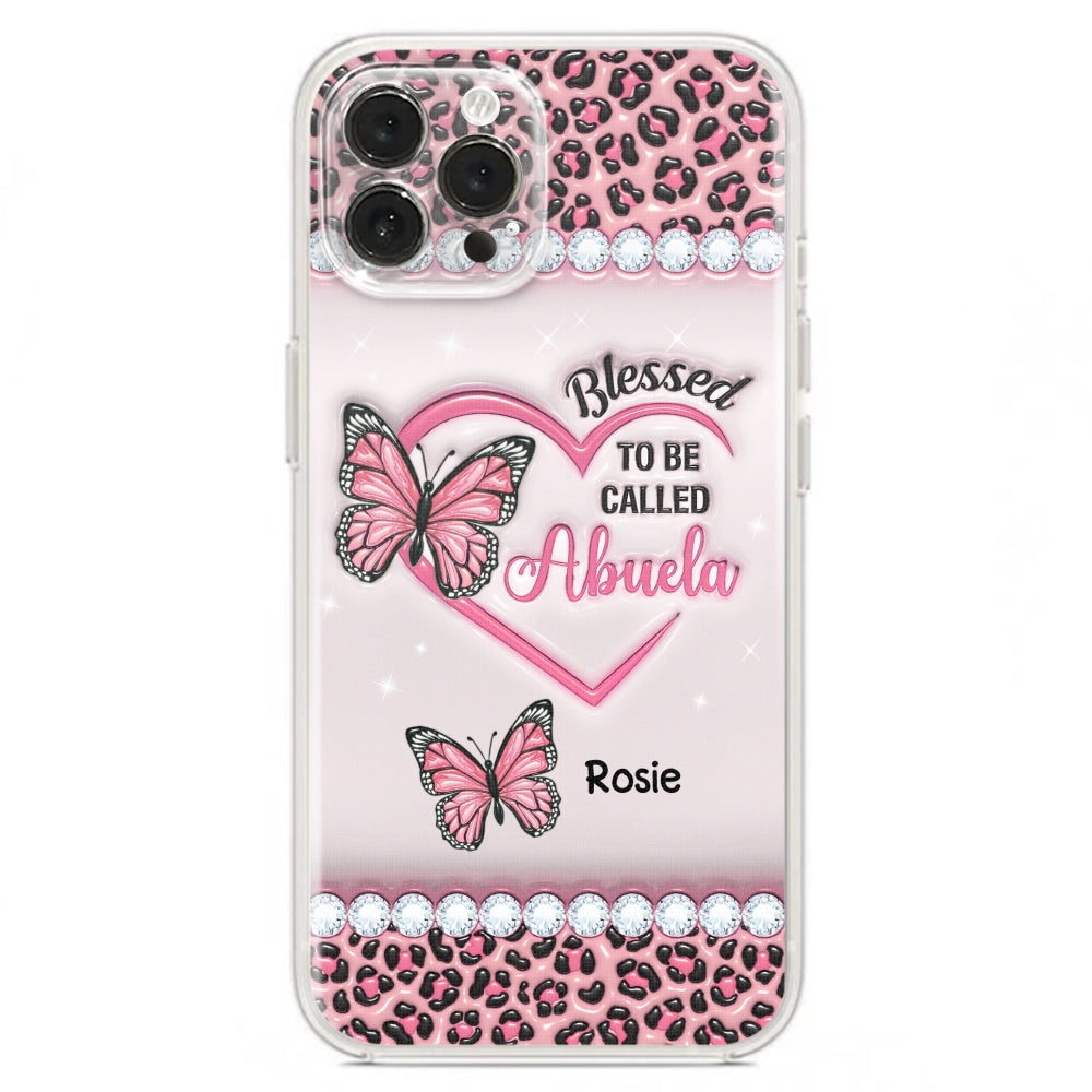 Blessed To Be Called Nana - Personalized Custom 3D Inflated Effect Phone Case