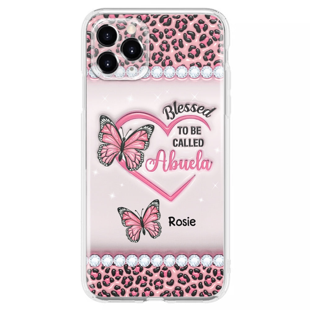 Blessed To Be Called Nana - Personalized Custom 3D Inflated Effect Phone Case
