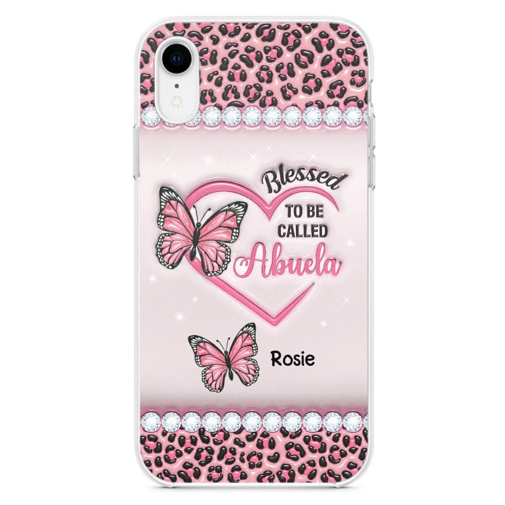 Blessed To Be Called Nana - Personalized Custom 3D Inflated Effect Phone Case
