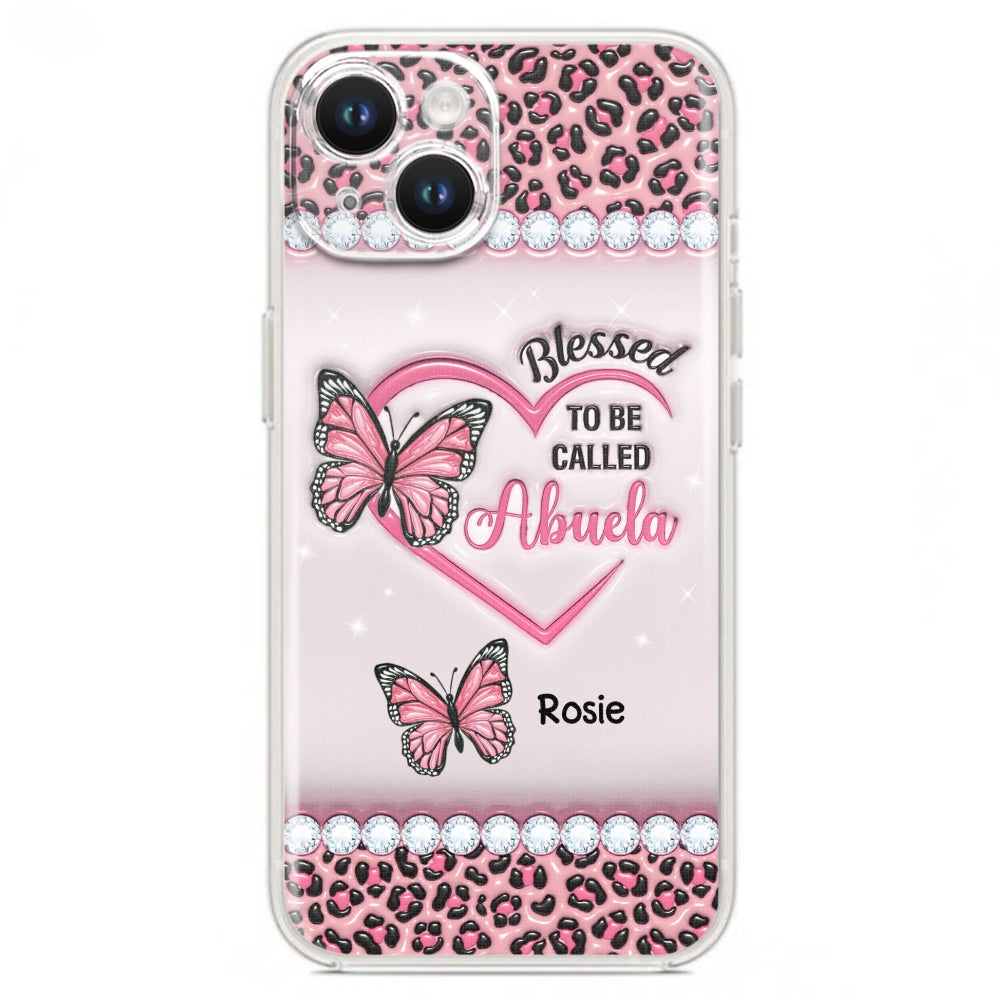 Blessed To Be Called Nana - Personalized Custom 3D Inflated Effect Phone Case