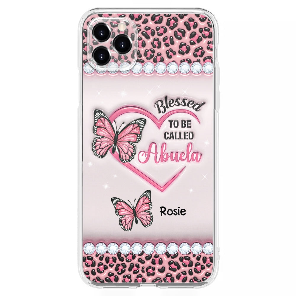 Blessed To Be Called Nana - Personalized Custom 3D Inflated Effect Phone Case