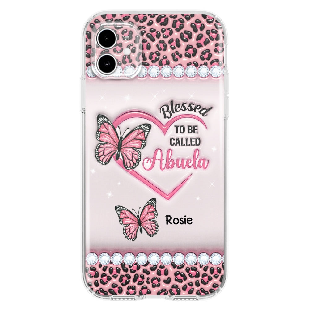 Blessed To Be Called Nana - Personalized Custom 3D Inflated Effect Phone Case