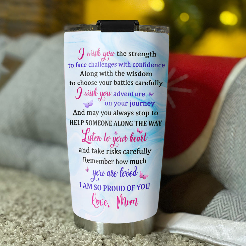 Listen To Your Heart - Personalized Custom Tumbler