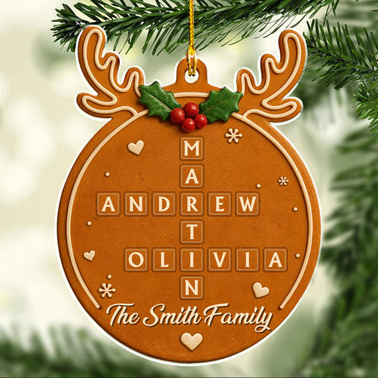 Ginger Bread - Personalized Custom Acrylic Ornament