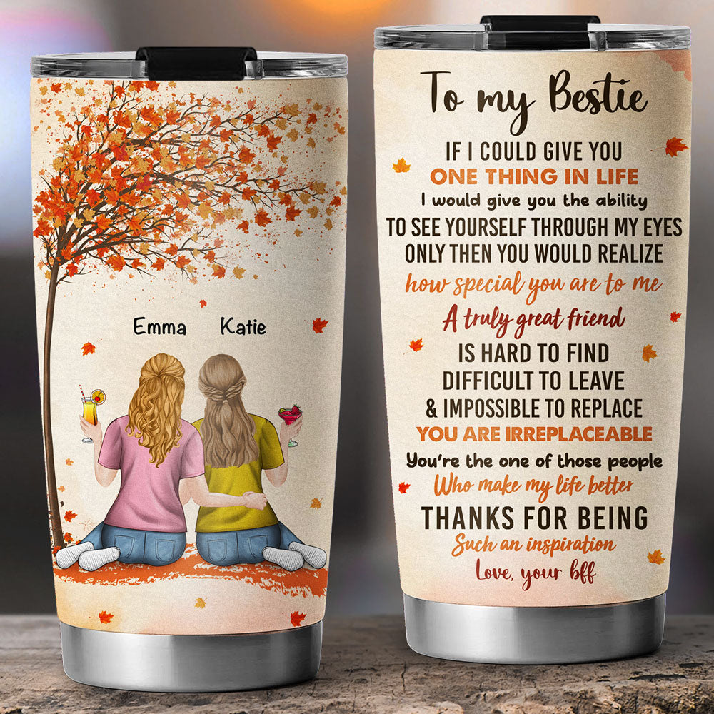 Besties Since Day One - Personalized Custom Tumbler