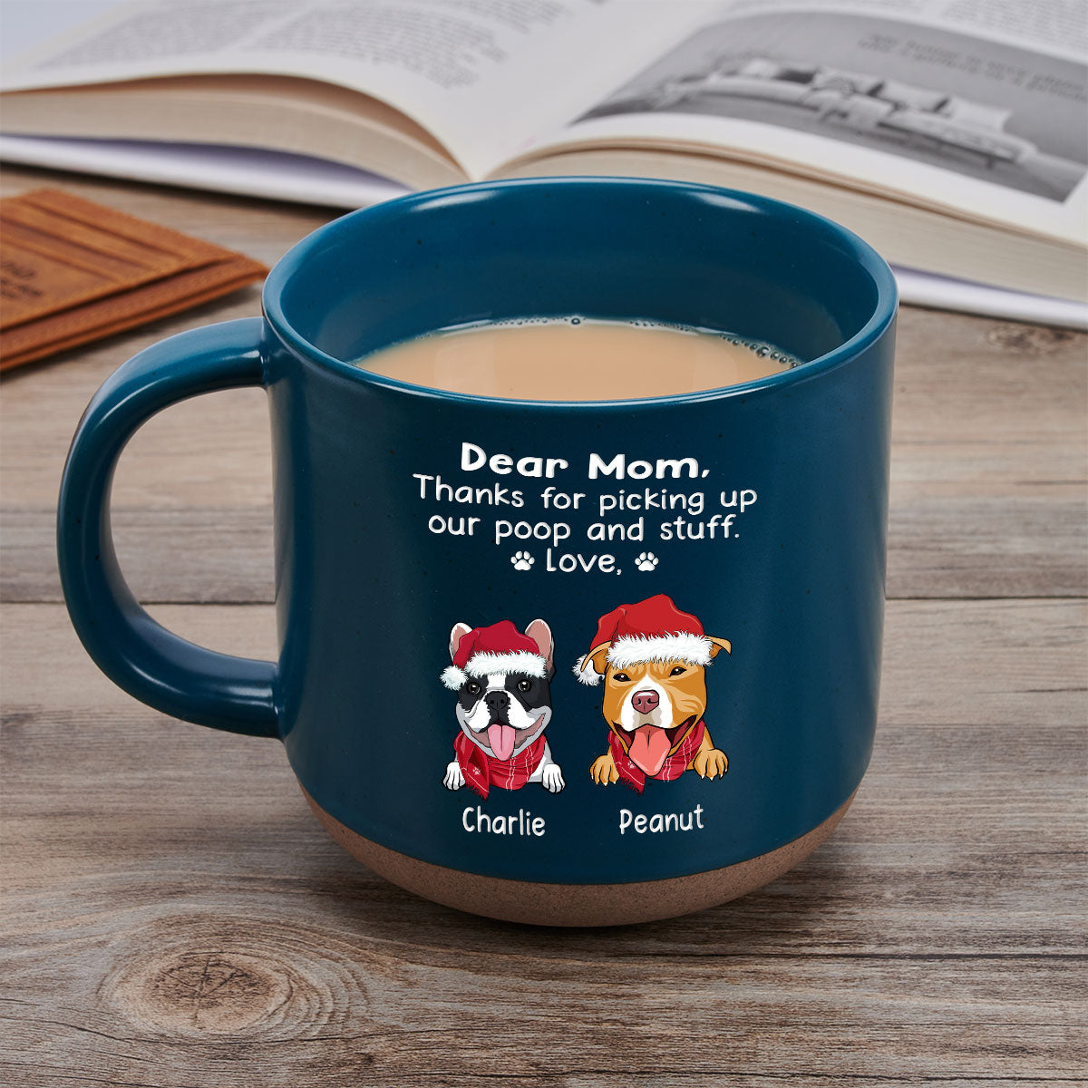 Picking Up My Poop - Personalized Custom Pottery Mug