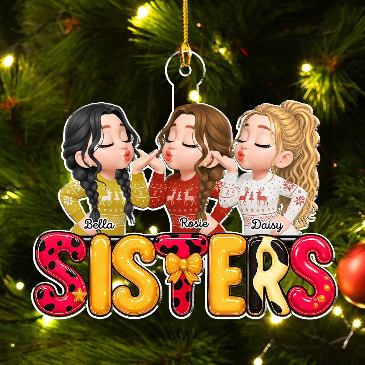 Special Friends - Personalized Custom Acrylic Ornament