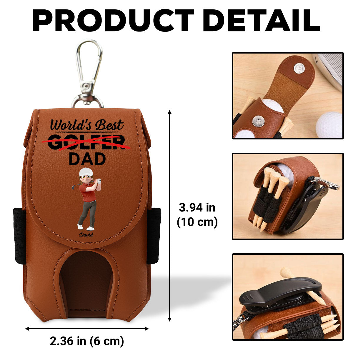 Best Golfer - Personalized Custom Golf Ball Bag