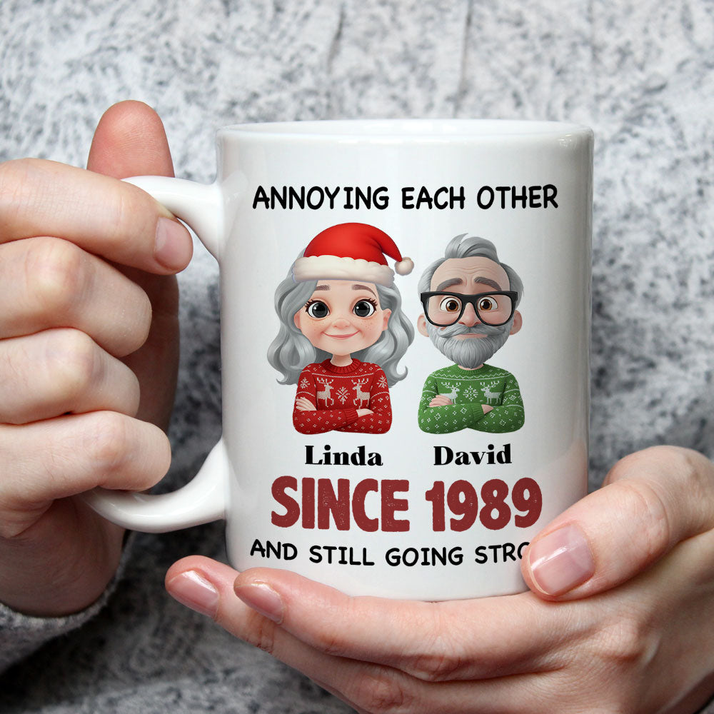 Love Forever Christmas Ver - Personalized Custom Coffee Mug