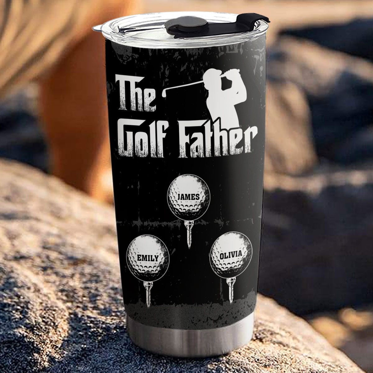 Golf Dad - Personalized Custom Tumbler