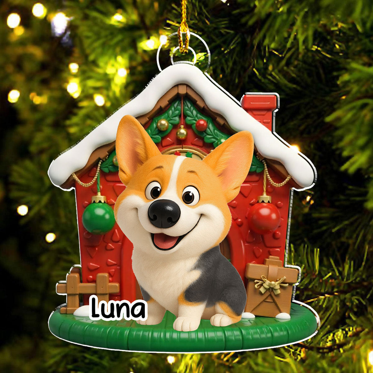 My Own Place - Personalized Custom 3D Effect Acrylic Ornament