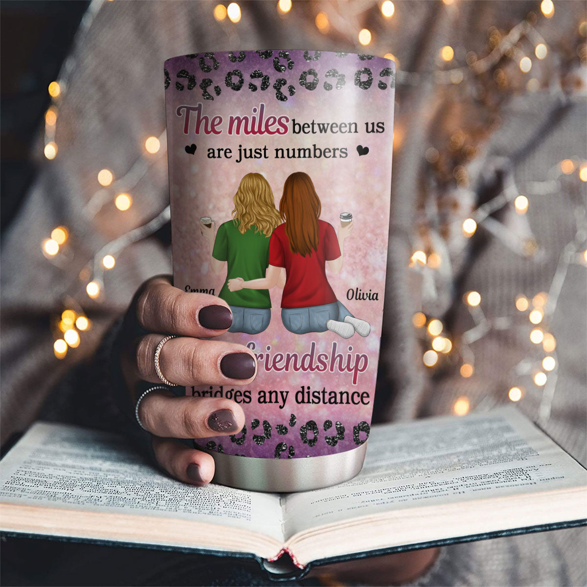 Just Numbers Friend Bestie - Personalized Custom Tumbler