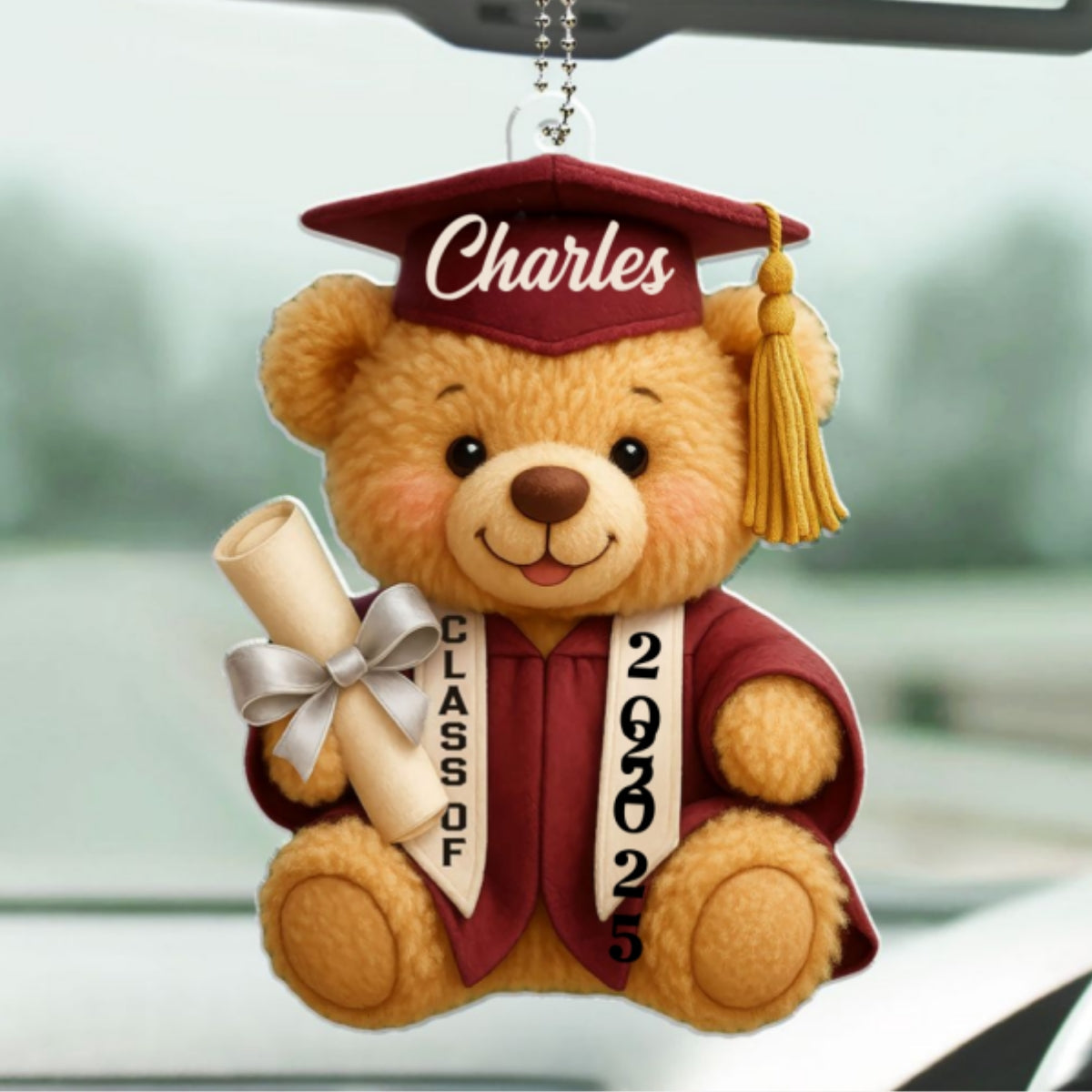Happy Graduation - Personalized Custom Car Ornament