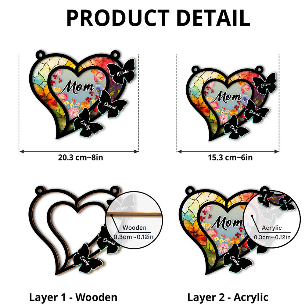 A Suncatcher of Love - Personalized Custom Suncatcher