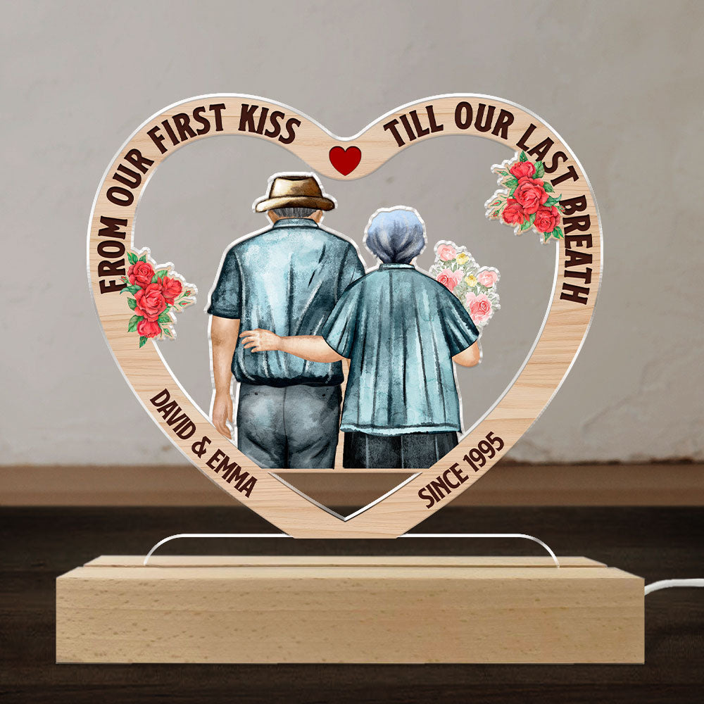 First Kiss - Personalized Custom LED Light