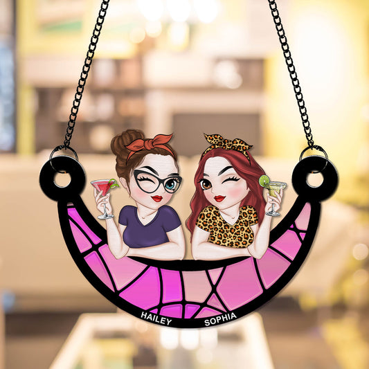 Best Friends Together - Personalized Custom Suncatcher