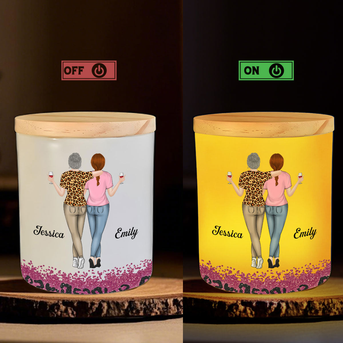 This Is Your Reminder - Personalized Custom Glass Jar With LED Candle