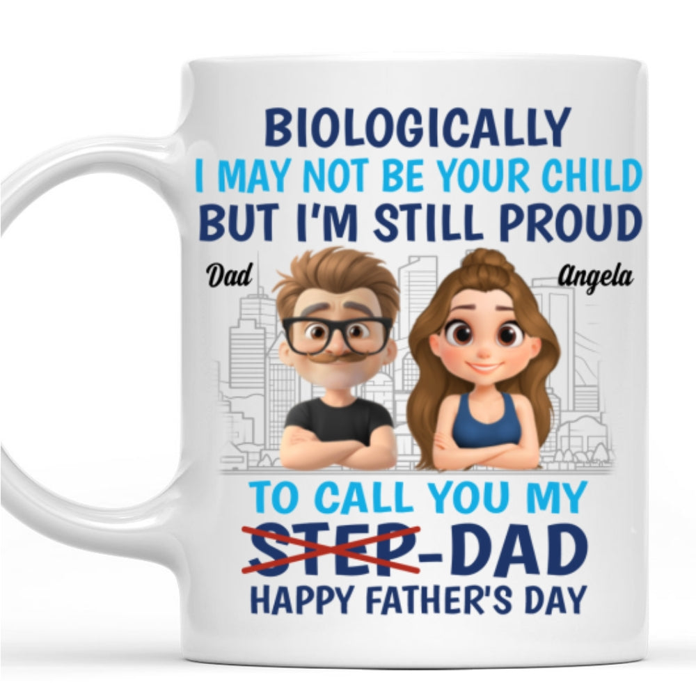 Thanks For Being My Dad - Personalized Custom Coffee Mug