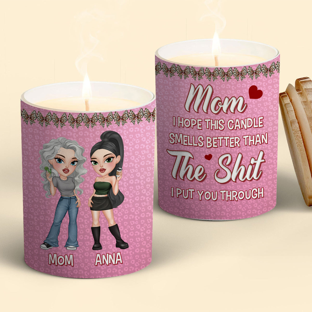 Mom You Deserve This - Personalized Custom Candle
