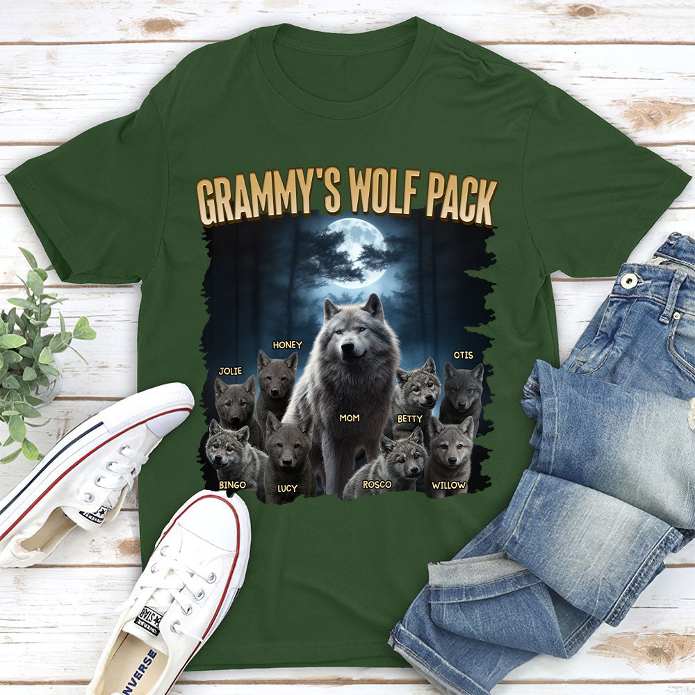 Mama Wolf Pack - Personalized Custom Shirt