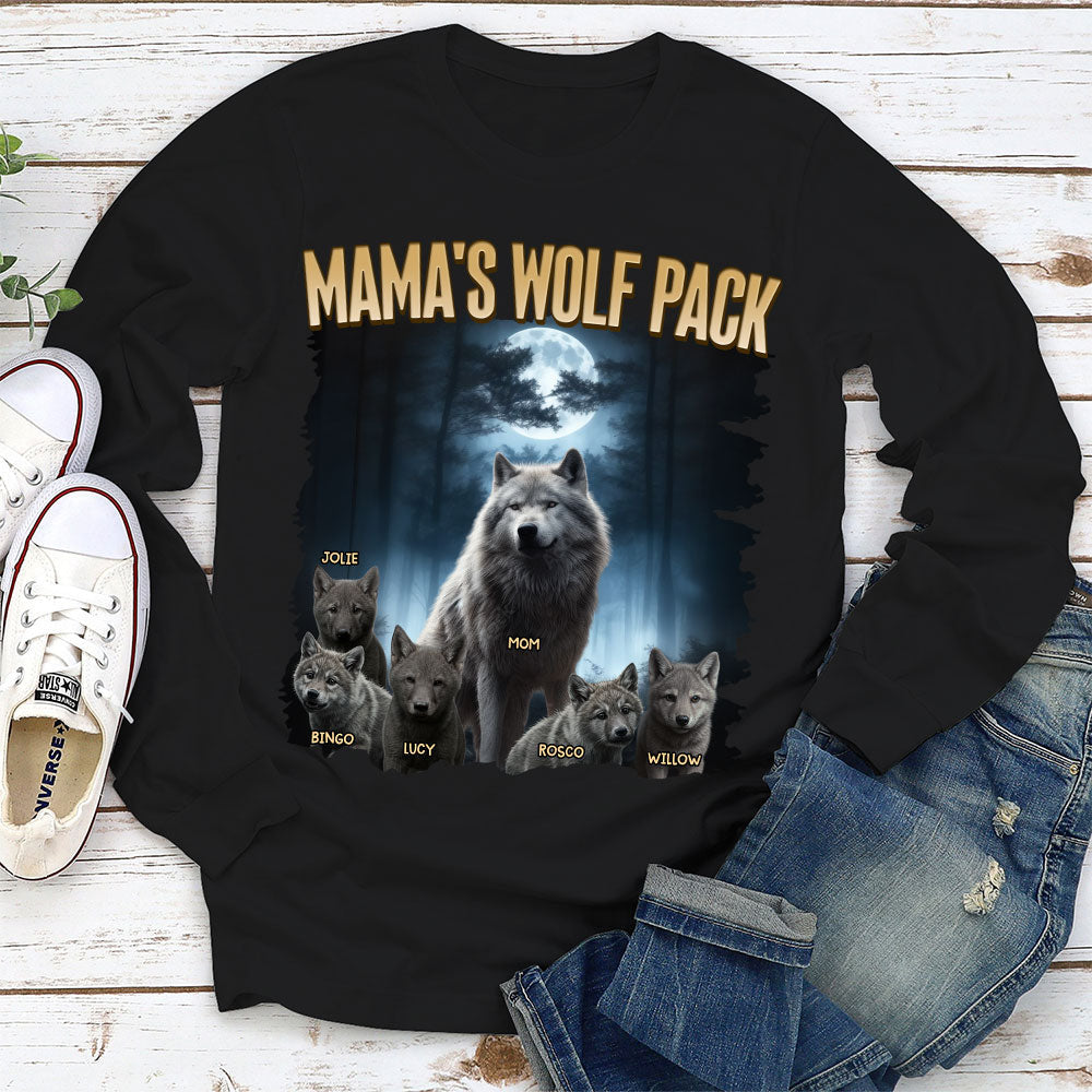 Mama Wolf Pack - Personalized Custom Shirt