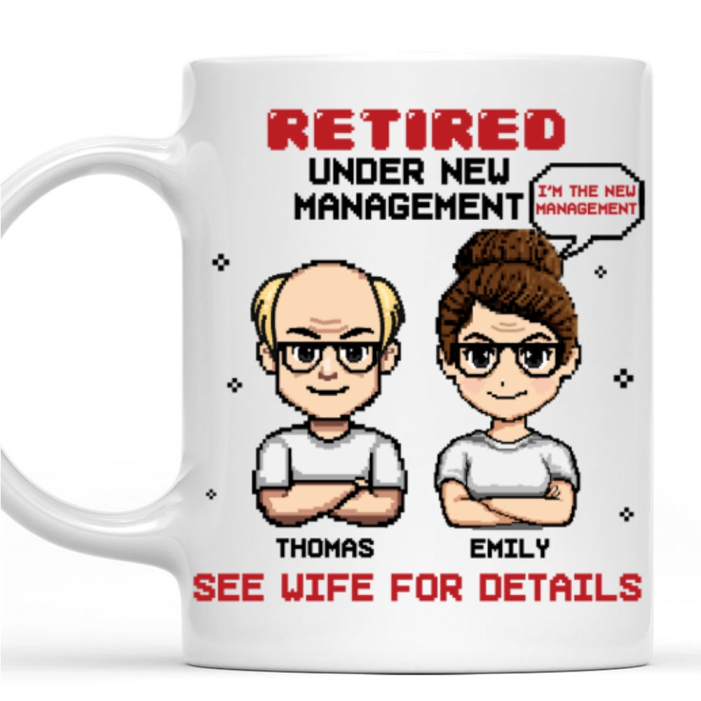 Under Wife Management - Personalized Custom Coffee Mug