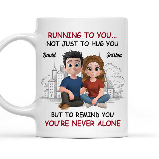 Heart Runs Home To You - Personalized Custom Coffee Mug
