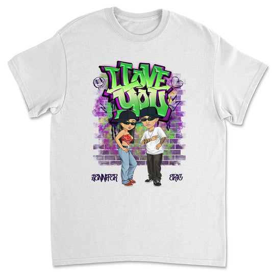 Hip Hop Couple  -  Personalized Custom Shirt