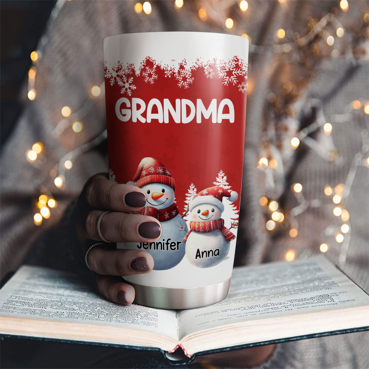 My Fav People Call Me Grandma - Personalized Custom Tumbler